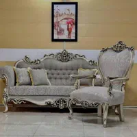 فرانسه کوئین افسون دسته چوبی با پارچه 1084