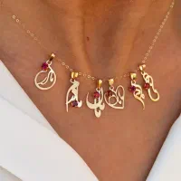 طلاروز زن/طلای مینیمال/کادویی/گردنبندطلا/