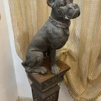 مجسمه برنز پیتبول وارداتی