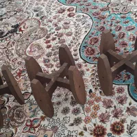 پایه گلدان چوبی