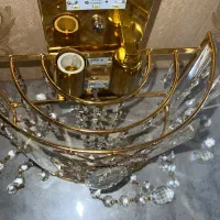 لوستر دیوارکوب کریستالی نو|لوستر و چراغ آویز|قزوین, |دیوار