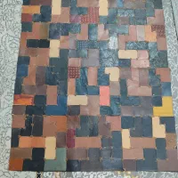 قالیچه چرم دست‌دوز