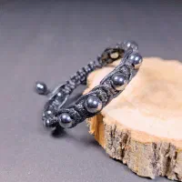 انواع دستبند های سنگی لا بافت چرم|جواهرات|شیراز, شهرک مدرس|دیوار