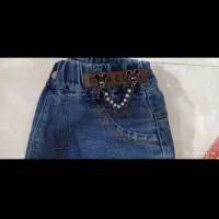 شلوار لی دخترونه نیم بگ