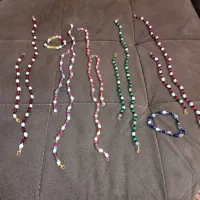 سفارش دستبند و گردنبند با سنگ طبیعی شال تسبیح|بدلیجات|سنگر, |دیوار