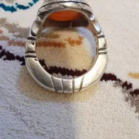 انگشتر نقر فرهاد زیبا یکیش کارد دست قدیمی عقیق