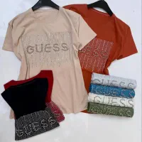 تیشرت های نخ پنبه نگینی و مروارید دوزی|لباس|بندرعباس, |دیوار