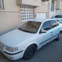 ماشین سمند سفید مدل ۹۳|خودرو سواری و وانت|شیراز, شهرک بزین|دیوار