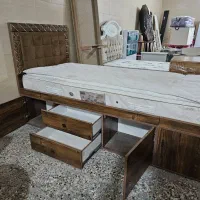 سرویس خواب تک نفره استوک هس باتشک عالی اصل|تخت و سرویس خواب|رامهرمز, |دیوار