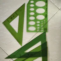 وسایل معماری خط کش  خط کش تی کیف