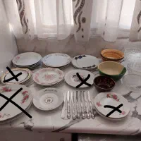 پیش دستی چاقوپیاله فنجان قندان پارچ استیل جاشمعی