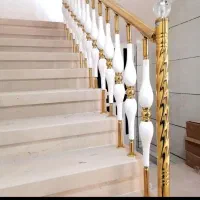 نرده استیل نرده راه پله نرده تراس تعمیرات|مصالح و تجهیزات ساختمان|شیراز, شهرک گلدشت حافظ|دیوار