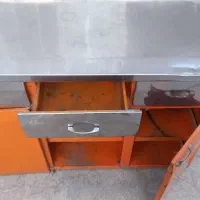 کابینت فلزی با صفحه استیل