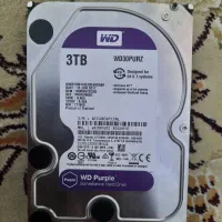 هارد ۳ ترابایت بنفش وسترن دیجیتال (اصلی) HHD 3TB