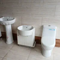 توالت فرنگی و روشویی