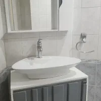 کابینت روشویی آینه به همراه لوازم