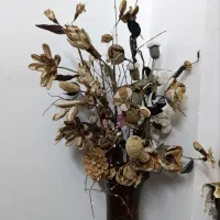 گل با گلدان|گل مصنوعی|سمنان, |دیوار