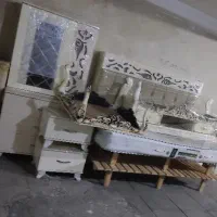 میز تلویزیون،تخت خواب دو نفره،تشک تک نفره