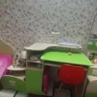 سرویس کامل چوبی بچه|تخت و سرویس خواب|کاشان, دانش|دیوار