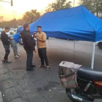 سایبان دورپوشش چتر الاچیق 4فصل سیار