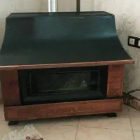 بخاری طرح شومینه کاملا سالم