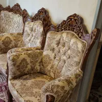 مبل چوبی سلطنتی|مبلمان خانگی و میز عسلی|سهند, |دیوار