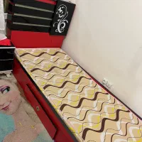 تخت نوجوان وقالیچه انا والسا باهم قیمت ۶ تومن|تخت و صندلی بچه|کرمان, |دیوار