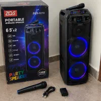 فروش اسپیکر شارژی ZQS-6210 همراه با میکروفون