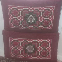 پشتی ترکمن دست‌باف