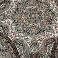 یک جفت قالیچه گرد دست بافت گونه در ابعاد۱/۵در۱/۵