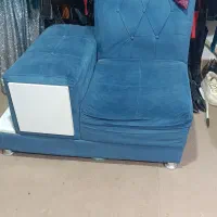 مبل 7نفره مخمل سالم|مبلمان خانگی و میز عسلی|تربت جام, مطهری|دیوار