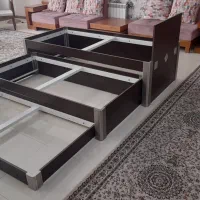 تخت کمجا ، سه تایی کشویی زیر هم با چرخ مخفی|تخت و سرویس خواب|مشهد, صیاد شیرازی|دیوار