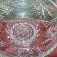 کاسه پایه دار میوه خوری کریستال اصل