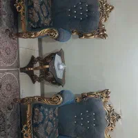 مبل سلطنتی چوب اصلی قدیمی|مبلمان خانگی و میز عسلی|ری, شهید بهشتی|دیوار