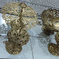 میوه خوری شیرینی خوری و شوکولات خوری برنز|ظروف سرو و پذیرایی|اراک, |دیوار