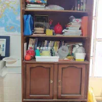 کمد کتابخانه بدون شیشه