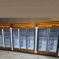 یخچال ایستاده نما چوب  سرما از پایین