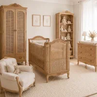 سرویس تخت نوزاد کمد دراور سیسمونی نوجوان