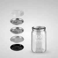 بطری پلاستیکی رویال پت کن 250cc درب انتخابی