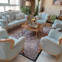 ست کامل مبل و میز عسلی و میز ناهار خوری کلاسیک