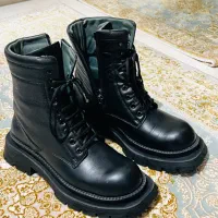 نیم بوت چرم طبیعی زنانه دخترانه