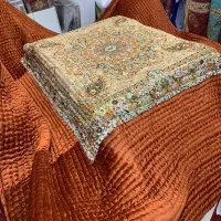 لحاف کرسی دست دوز|رختخواب، بالش، پتو|اصفهان, سرچشمه|دیوار