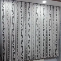 پرده حریر همراه با آستری