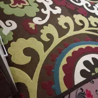 فرش ۶ متری شنل نقش برجسته