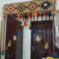 آویز سنتی ، سرپرده گلیم و آویز