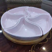 اردوخوردی سرامیک و چوب بامبو