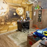 یک جفت لوستر کنترل دار کهکشانی سه شاخه