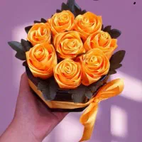 گل رز روبانی|گل مصنوعی|خاروانا, |دیوار