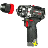 دریل ایمپکت شارژی ۱۲ ولت چکشی پارکساید آلمان|ابزارآلات|تهران, جمالزاده|دیوار