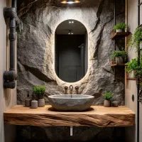 صخره مصنوعی ، دکوراسیون داخلی ، دیزاین تجاری